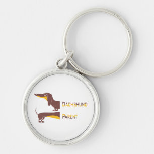 Chaveiro Engraçado e fofo dachshund para os pais de cães lo
