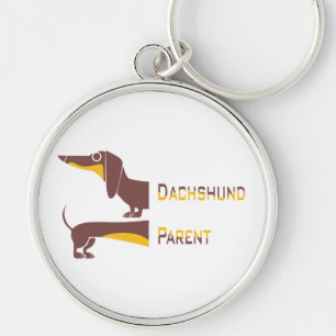 Chaveiro Engraçado e fofo dachshund para os pais de cães lo