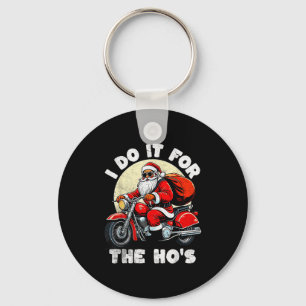 Chaveiro Engraçado Eu Faço Isso Pelo Natal das Gatas Biker