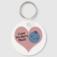Engraçado Eu Te Amo Muito Bonito Kawaii Blueberry