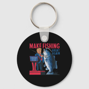 Chaveiro Engraçado Fazer Excelente De Pesca Novamente Pesca