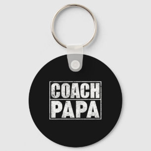 Chaveiro Engraçado Futebol de Futebol treinador Papá Padre