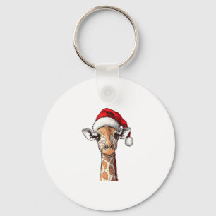 Chaveiro Engraçado Girafa Vira Natal Pajama Giraffe Sant