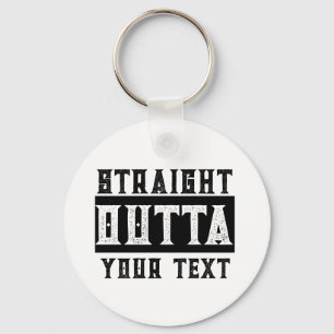 Chaveiro Engraçado 'Hetero fora do seu texto'