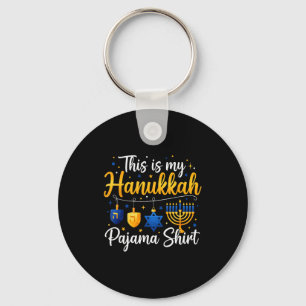 Chaveiro Engraçado Isto É O Meu Pijama De Hanukkah Pajamaka