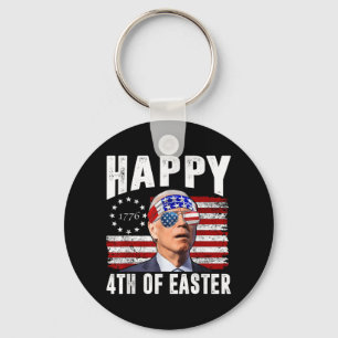 Chaveiro Engraçado Joe Biden 4 De Julho Feliz 4 De Páscoa