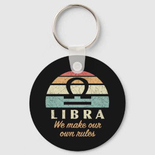 Chaveiro Engraçado Libra Zodiac