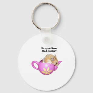 Chaveiro Engraçado Mad Hatter Dormouse Alice no País das Ma