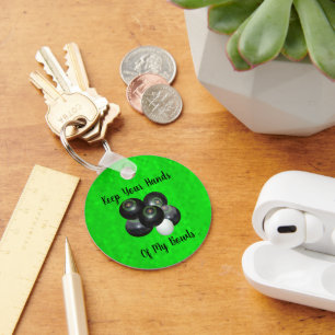 Chaveiro Engraçado Mantenha Suas Mãos Fora De Meus Bolinhos