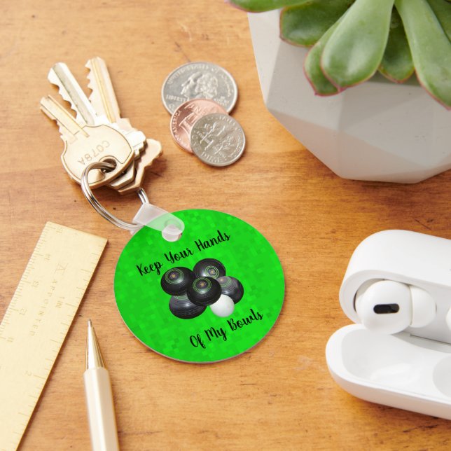 Chaveiro Engraçado Mantenha Suas Mãos Fora De Meus Bolinhos (Mesa)