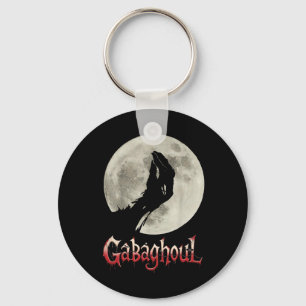 Chaveiro Engraçado Mão Lua Gabagool Halloween
