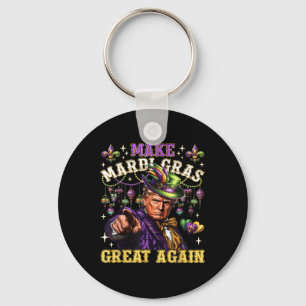 Chaveiro Engraçado Mardi Gras Donald Trump Mardi Gras Ameri