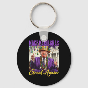 Chaveiro Engraçado Mardi Gras Donald Trump Mardi Gras Ameri