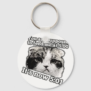 Chaveiro Engraçado meme de gato zangado para gatinhos