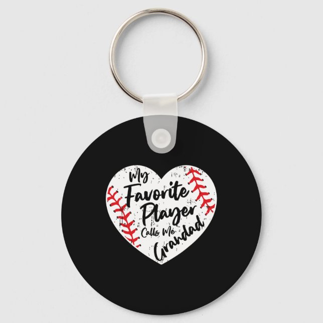 Chaveiro Engraçado Meu Jogador Favorito Me Chama De Avô Bas (Frente)