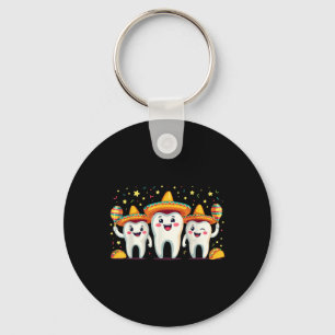 Chaveiro Engraçado Mexicano Cinco Dentes De Mayo Dentista D