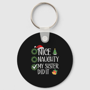 Chaveiro Engraçado, Minha Irmã Fez Da Família Xmas.
