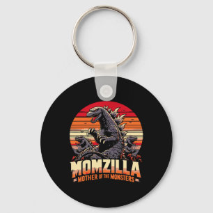 Chaveiro Engraçado Momzilla Mãe De Monstros Retrô Aniversár