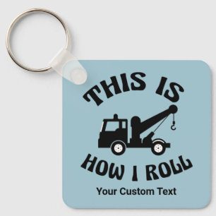 Chaveiro Engraçado Motorista de Caminhão de Dois É assim qu