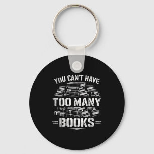 Chaveiro Engraçado não se pode ter muitos livros bibliotecá