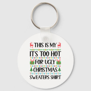 Chaveiro Engraçado Natal Muito Feio Suados De Natal Mulhere