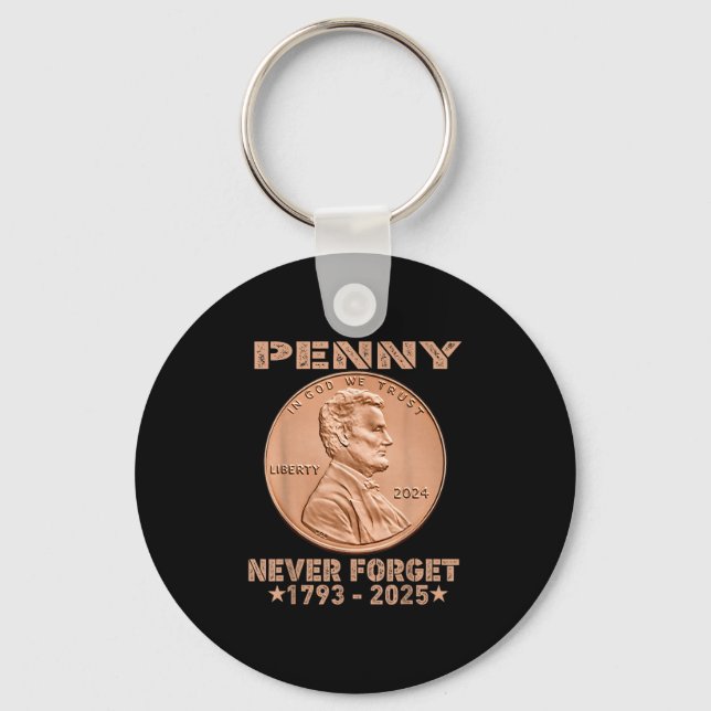 Chaveiro Engraçado Nunca Esquecer A Moeda Da Penny 1 Centav (Frente)