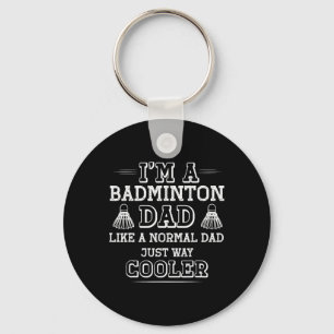 Chaveiro Engraçado Pai Badminton Camisa Men Mulheres Badmin