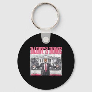 Chaveiro Engraçado Pai Trump Pink 2024 Toma a América Ba