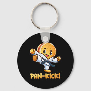 Chaveiro Engraçado Pancake Pan Karate Taekwondo Kick Boys G