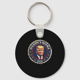 Chaveiro Engraçado Papai Está em Casa 2024 Trump Nós Vencem
