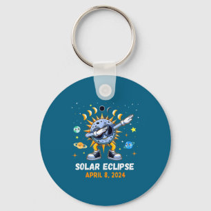 Chaveiro Engraçado Para Criança Fazendo Dab Durante Eclipse