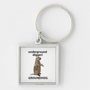 Chaveiro Engraçado Pet Groundhog