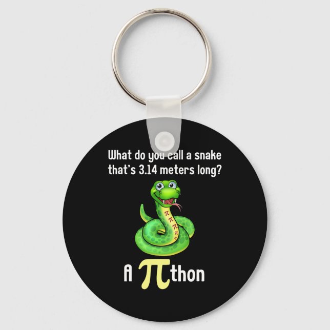Chaveiro Engraçado Pi Day Puns Pithon Math Professores Piad (Frente)