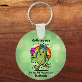 Chaveiro Engraçado Pickleball - Humor de Pickleball