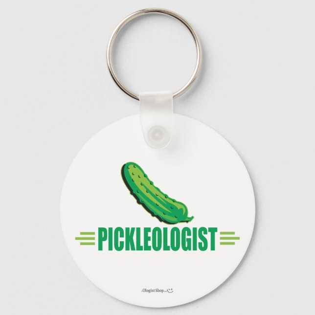 Chaveiro Engraçado Pickleologista (Frente)