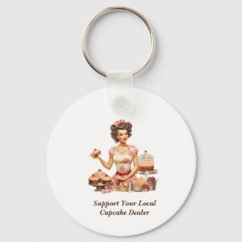Chaveiro Engraçado Pin Up Rapariga Home Bakery