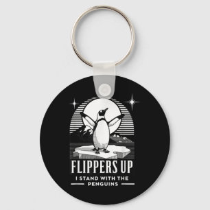 Chaveiro Engraçado Pinguim Pé Para Cima Eu Pego O Pinguim