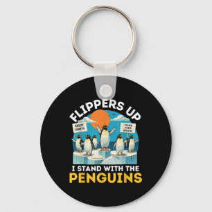 Chaveiro Engraçado Pinguim Pé Para Cima Eu Pego O Pinguim