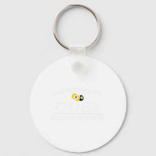 Chaveiro Engraçado Piscina Billiard Eu Tenho Demasiados Cas