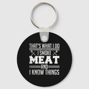 Chaveiro Engraçado Pitmaster Eu Fumo Pai Fumante De Churras