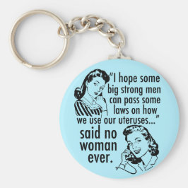 Chaveiro Engraçado Pró Escolha Retro Feminista Cartografia
