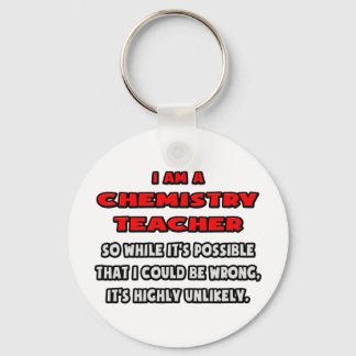 Chaveiro Engraçado Professor de Química... Muito improvável