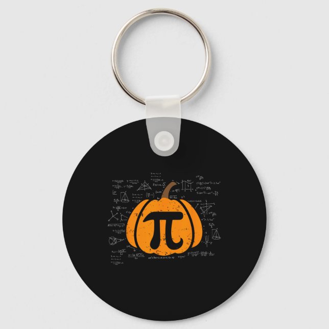 Chaveiro Engraçado Pumpkin Pie Math Professora Halloween Th (Frente)