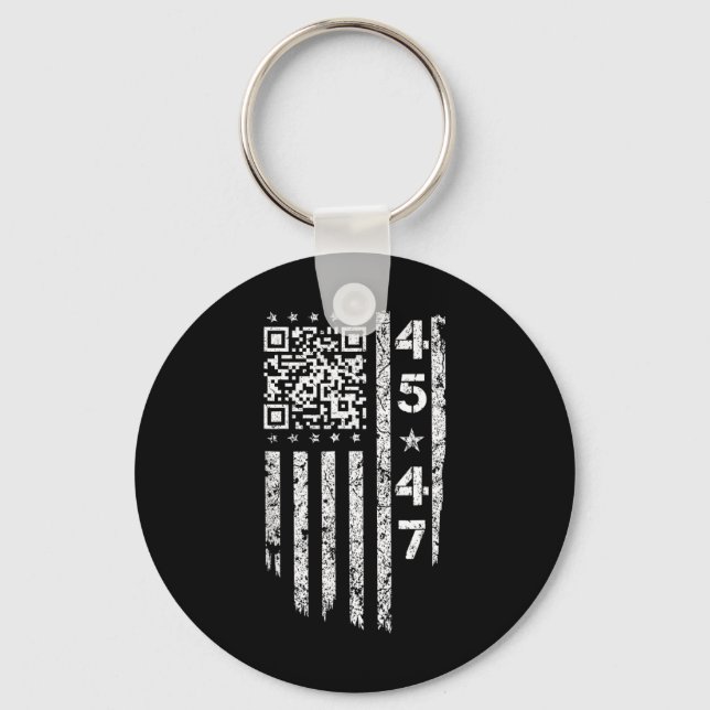 Chaveiro Engraçado Qr Ele é o Código Trump do Presidente (Frente)