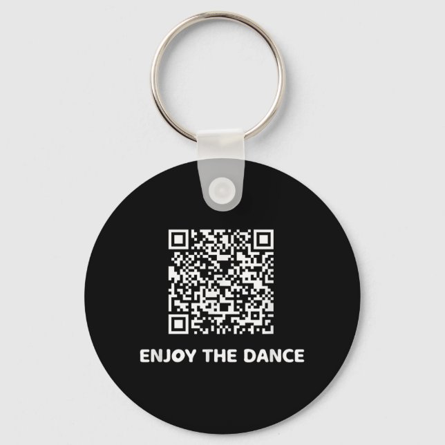 Chaveiro Engraçado Qr Trump Dancing Interative Code (Frente)