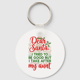 Chaveiro Engraçado Querido Papai Noel Eu Tentei Ser Bom Mas