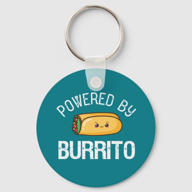 Chaveiro Engraçado Quote Burrito e Comida do México (Frente)