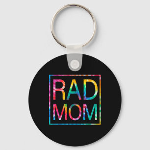 Chaveiro Engraçado Rad Mãe Tie Dye Dia de as mães Engraçado
