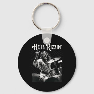Chaveiro Engraçado Rizz Ele Está Rizzin Jesus Tamborilando