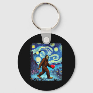 Chaveiro Engraçado Sasquatch Bigfoot Heart Dias de os namor